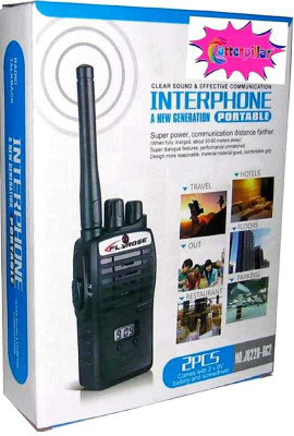 Goods collection BEST 2 pcs Wireless Portable InterPhone Walkie Talkie with LCD Display