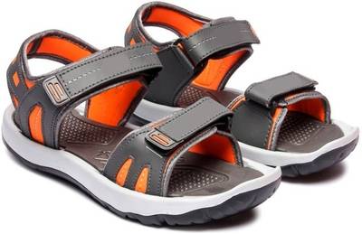 Nobelite Men Grey Orange Sandals Price History