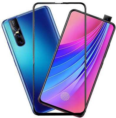 HOBBYTRONICS Edge To Edge Tempered Glass for Vivo V15 Pro(Pack of 1)