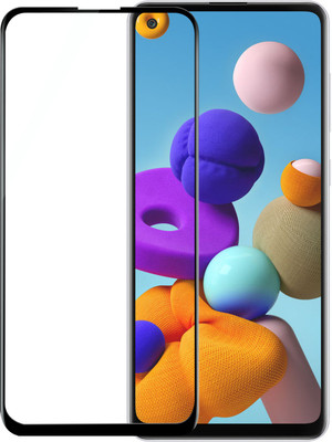 VAlight Edge To Edge Tempered Glass for SAMSUNG Galaxy A21S(Pack of 1)