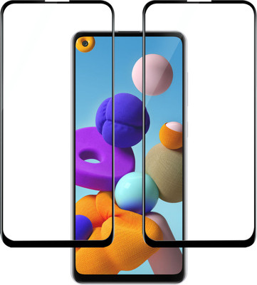 VAlight Edge To Edge Tempered Glass for SAMSUNG Galaxy A21s, SAMSUNG Galaxy A21s 5g(Pack of 2)