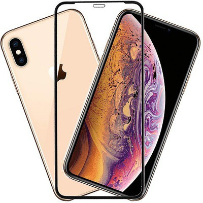 KARTRAY Edge To Edge Tempered Glass for Apple iPhone XS(Pack of 1)