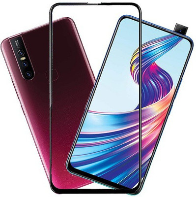 FIVE-O Edge To Edge Tempered Glass for Vivo V15(Pack of 1)
