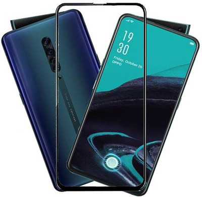 HOBBYTRONICS Edge To Edge Tempered Glass for OPPO Reno 2(Pack of 1)