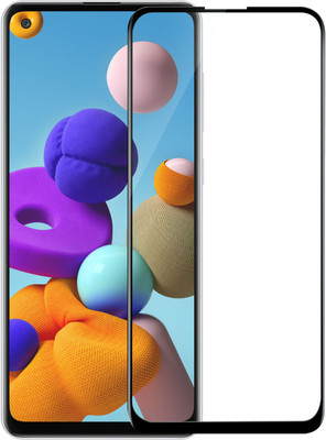 SecureSmarty Edge To Edge Tempered Glass for SAMSUNG GALAXY A21S(Pack of 1)