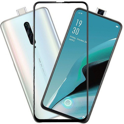 FIVE-O Edge To Edge Tempered Glass for Oppo Reno2 F(Pack of 1)