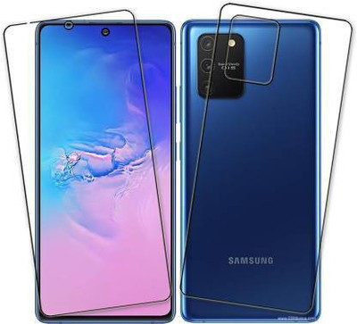 SOLIVAGANT Front and Back Tempered Glass for Samsung S10 Lite(Pack of 2)