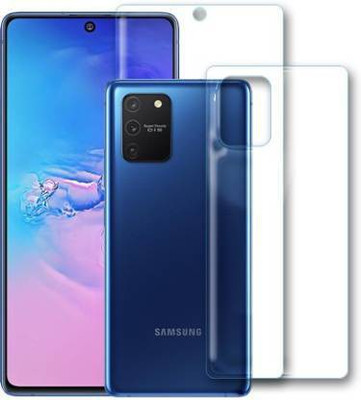 PR SMART Front and Back Tempered Glass for Samsung S10 lite(Pack of 2)