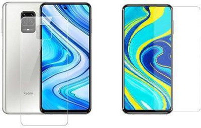 FIRST IMPRESSION Front and Back Tempered Glass for Redmi Note 9 Pro Max(Pack of 2)