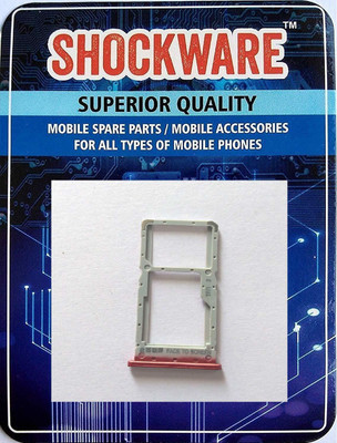 Shockware Sim Card Tray(Compatible With Redmi Note 6 Pro (Red))