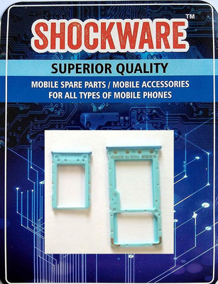 Shockware Sim Card Tray(Compatible With Redmi 6 (Blue))