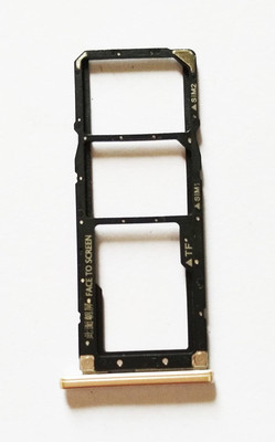 Shockware Sim Card Tray(Compatible With Redmi Y2 (Gold))