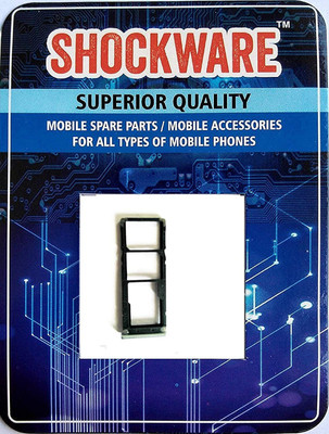 Shockware Sim Card Tray(Compatible With Redmi Y1 (Grey))