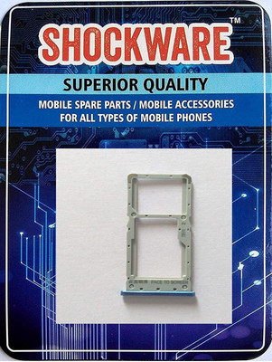 Shockware Sim Card Tray(Compatible With Redmi Note 6 Pro (Blue))
