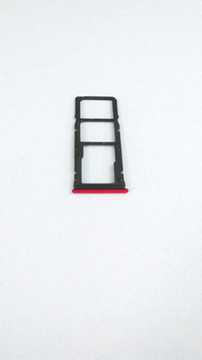Shockware Sim Card Tray(Compatible With Redmi Y3 (Bold Red))