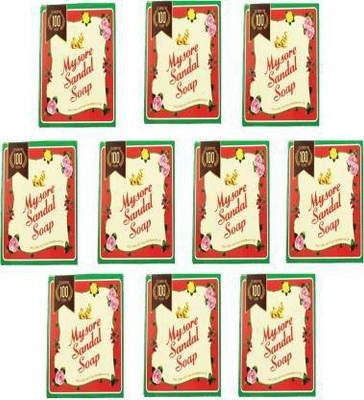 MYSORE SANDAL sandalwood bath soap(10 x 75 g)
