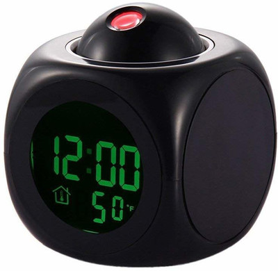Maharaj Mall Digital Black Clock