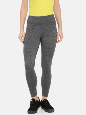 Macrowoman W-Series Solid Women Grey Tights