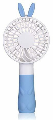 Geeky Portable Princess Rabbit Styled Rechargeable Handheld Fan (Brown) Rechargeable Handheld Fan (Brown) USB Fan(Blue)