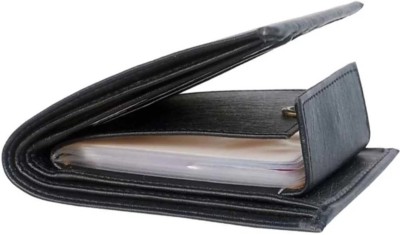 SHAMRIZ Men Black Artificial Leather Money Clip(10 Card Slots)