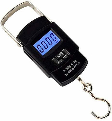 TRENDZYCLOSET PVT LTD WH A08 Portable Electronic Weighing Scale Upto 50kg with LCD Display and Backlight Weighing Scale(Black)