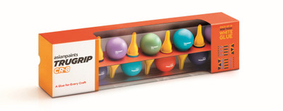 Asian Paints TruGrip CR-8 Craft Glue(Set of 10, White)