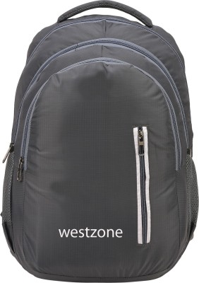 WESTZONE School office regular waterproof rain cover laptop bag Hi storage college 24 L Backpack (Grey) 24 L Backpack(Grey)