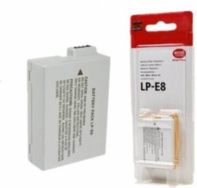 Amabu LP-E8 camera battery pack for Rebel T3i, T2i, EOS 600D, 550D, 650D, 700D,LC-E8E  Camera Battery Charger(White)