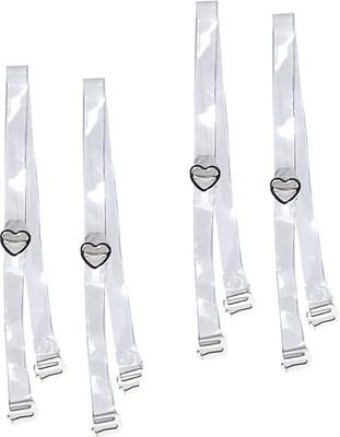 Draxstar Sport Sequin Bra Straps(Transparent, Pack of 4)