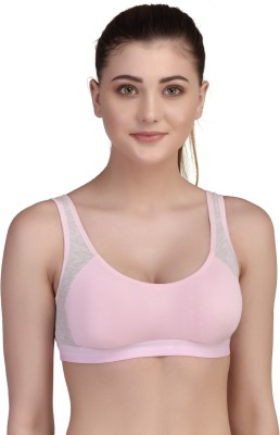 UBELLY SPORTS Women Sports Non Padded Bra(Pink)