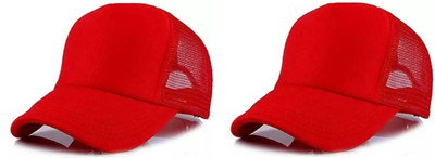 Good Friend Solid Sports/Regular Cap Cap(Pack of 2)