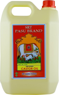 SRT Pasu Castor Oil ( Edible Grade ) 5 LTR CAN Hair Oil(5 L)