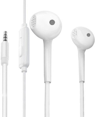 SPN BeatUp-4 Earphones with Mic With High Bass Earbuds Wired Gaming Headset(White, In the Ear)