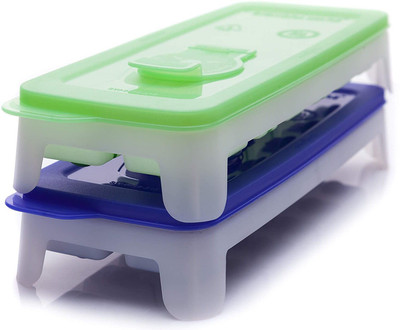 Signoraware Multicolor Plastic Ice Cube Tray(Pack of2)