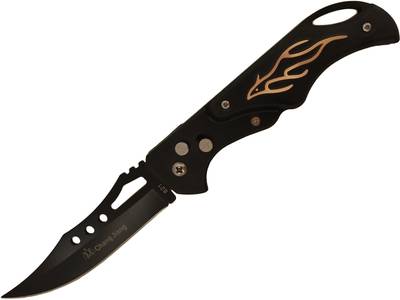 Chang Jiang 821Black with Gold Emboss Pocket Knife  (Black)
