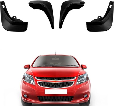 CARMATE Rear Mud Guard, Front Mud Guard For Chevrolet Sail UVA NA(Black)