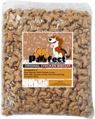 Pawwfect Freshly Baked Original Puppy Chicken Biscuits (Pack of 1 kg) Chicken Dog Treat(1 kg)