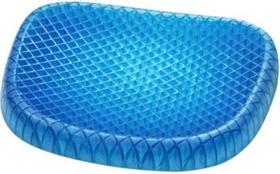 NIMYANK Egg Seater Gel Cushion, Seat Flex Pillow, Gel Silicon Seat Back / Lumbar Support(Blue)