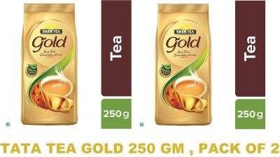 Tata TEA GOLDD 250 GM, PACK OF 2 Tea Blend Vacuum Pack(2 x 250 g)