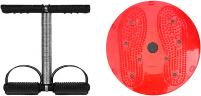 EMERET Tummy Trimmer with Tummy Twister for Fat Reduction for Men & Women(Multicolor) Ab Exerciser(Multicolor)