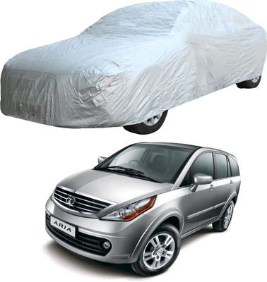 Oshotto Car Cover For Tata Aria (Without Mirror Pockets)(Silver)