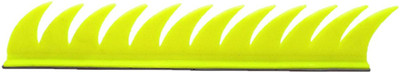 SELVIKE Helmet Mohawk for Bike(Yellow)