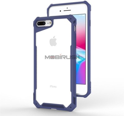 MOBIRUSH Back Cover for Apple iPhone 8 Plus(Blue, Shock Proof, Pack of: 1)