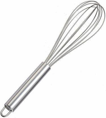 CSKY Stainless Steel Stainless Steel Whisker/ Beater/ Egg Whisk/ Balloon Whisk Stainless Steel Balloon Whisk Hand Whisk Egg Frother-- Stainless Steel French Whip - Handle Milk Egg Beater Whisk Shaker Frother - Kitchen Blend Stainless Steel Balloon Whisk