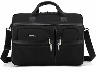 Coolbell Men & Women Black Messenger Bag