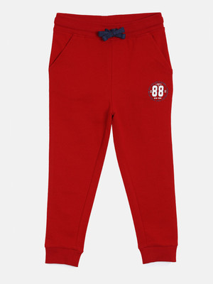 3Pin Track Pant For Boys(Red, Pack of 1)
