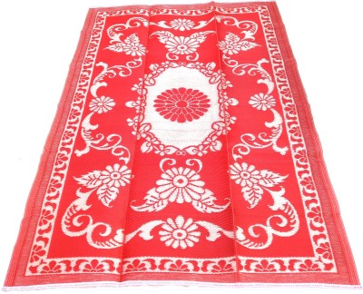 MANRIFS Plastic Chatai Mat(Premium RED, Medium)