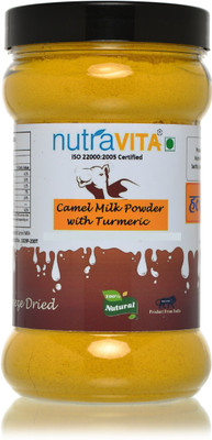Nutra Vita Camel  with Turmeric 200 Grams (Freeze Dried, No Additives, No Preservatives) Flavored Milk Powder(200 g)