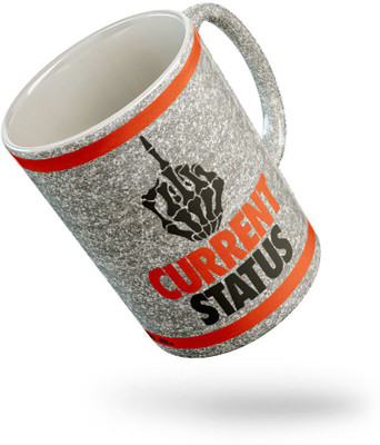 Tee Mafia gm-20-current-status-silver-01 Ceramic Coffee Mug(150 ml)