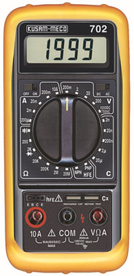 Kusam-meco 702 Digital Multimeter(Yellow 2000 Counts)